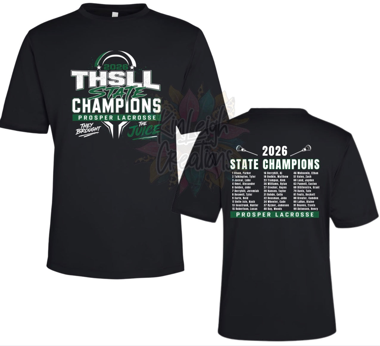 State Lacrosse Tees