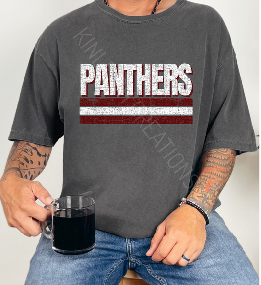 Maroon and White Panthers